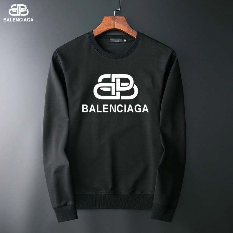Balenciaga Hoodies Long Sleeved For Men Vibrant 8424
