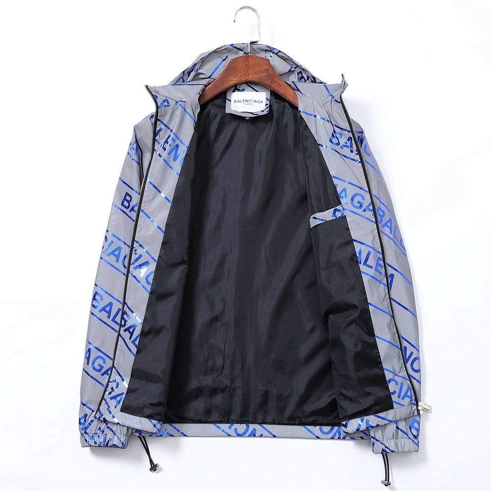 Balenciaga Jackets Long Sleeved For Men Trendsetting 4256