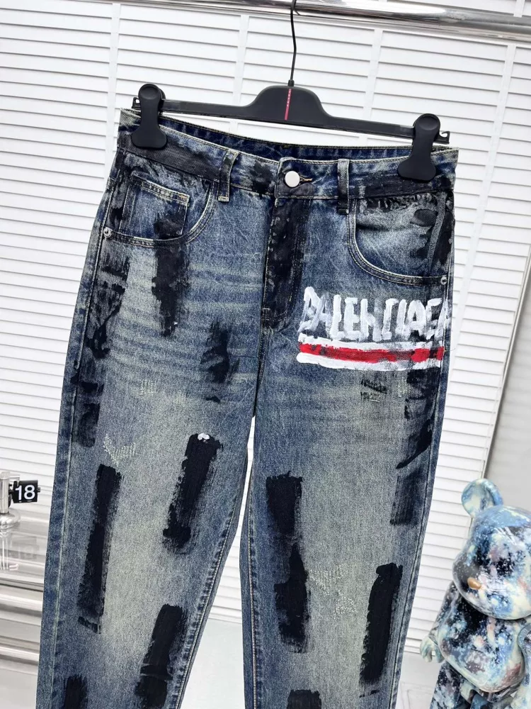 Balenciaga Jeans For Men Unique 2205
