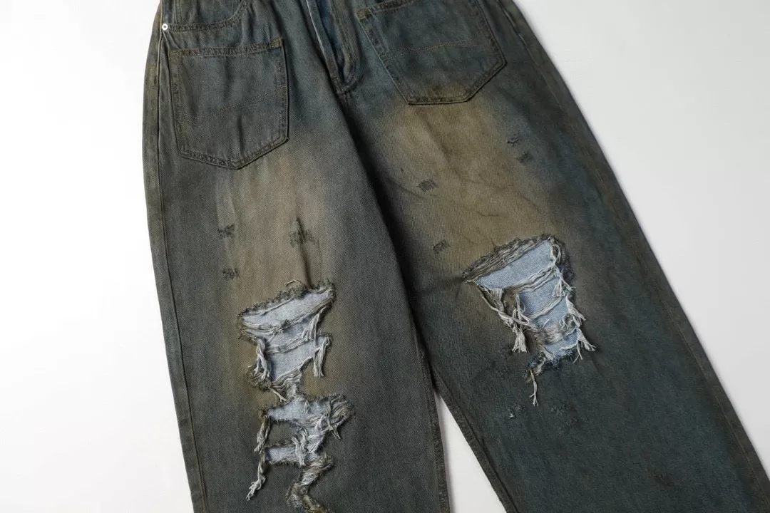 Balenciaga Jeans For Unisex EyeCatching 9107