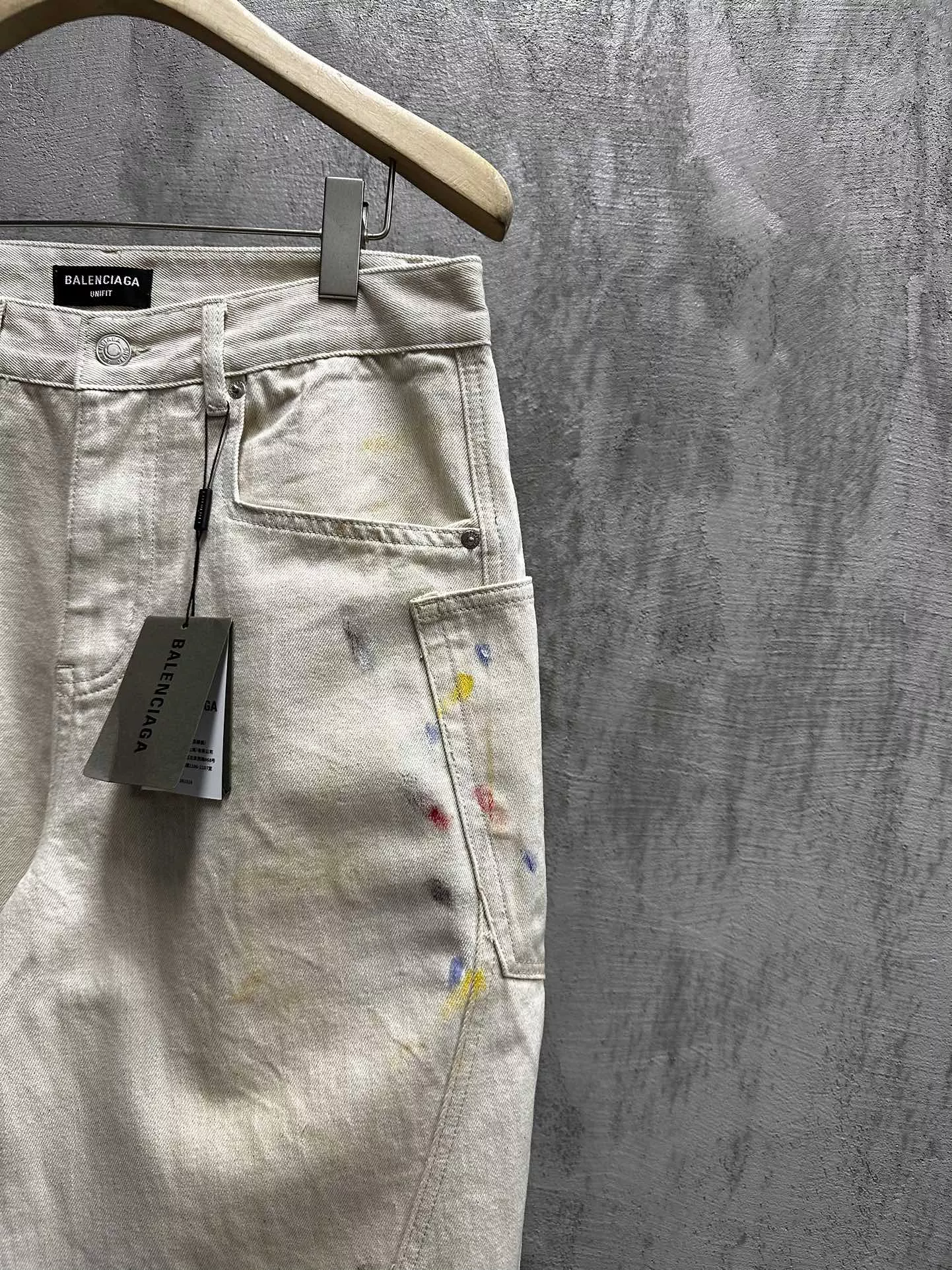 Balenciaga Jeans For Unisex Fashionable 8407
