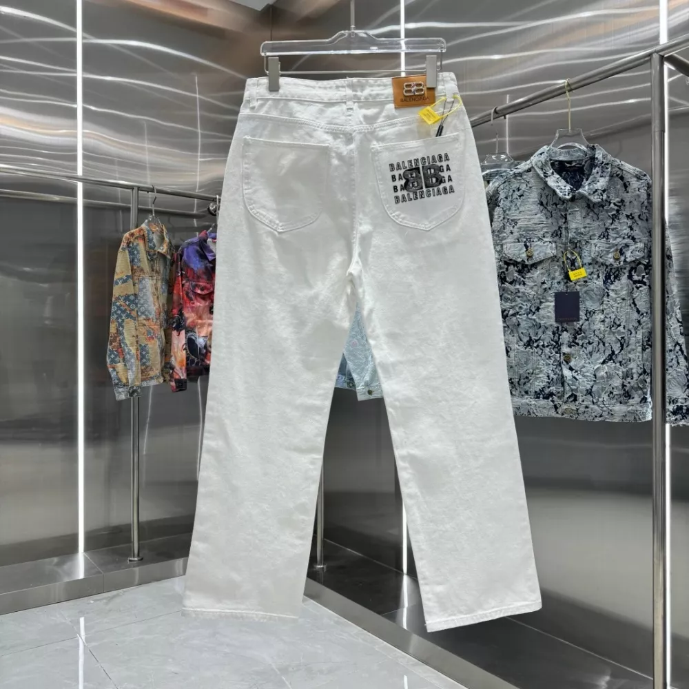 Balenciaga Jeans For Unisex Trendy 5989