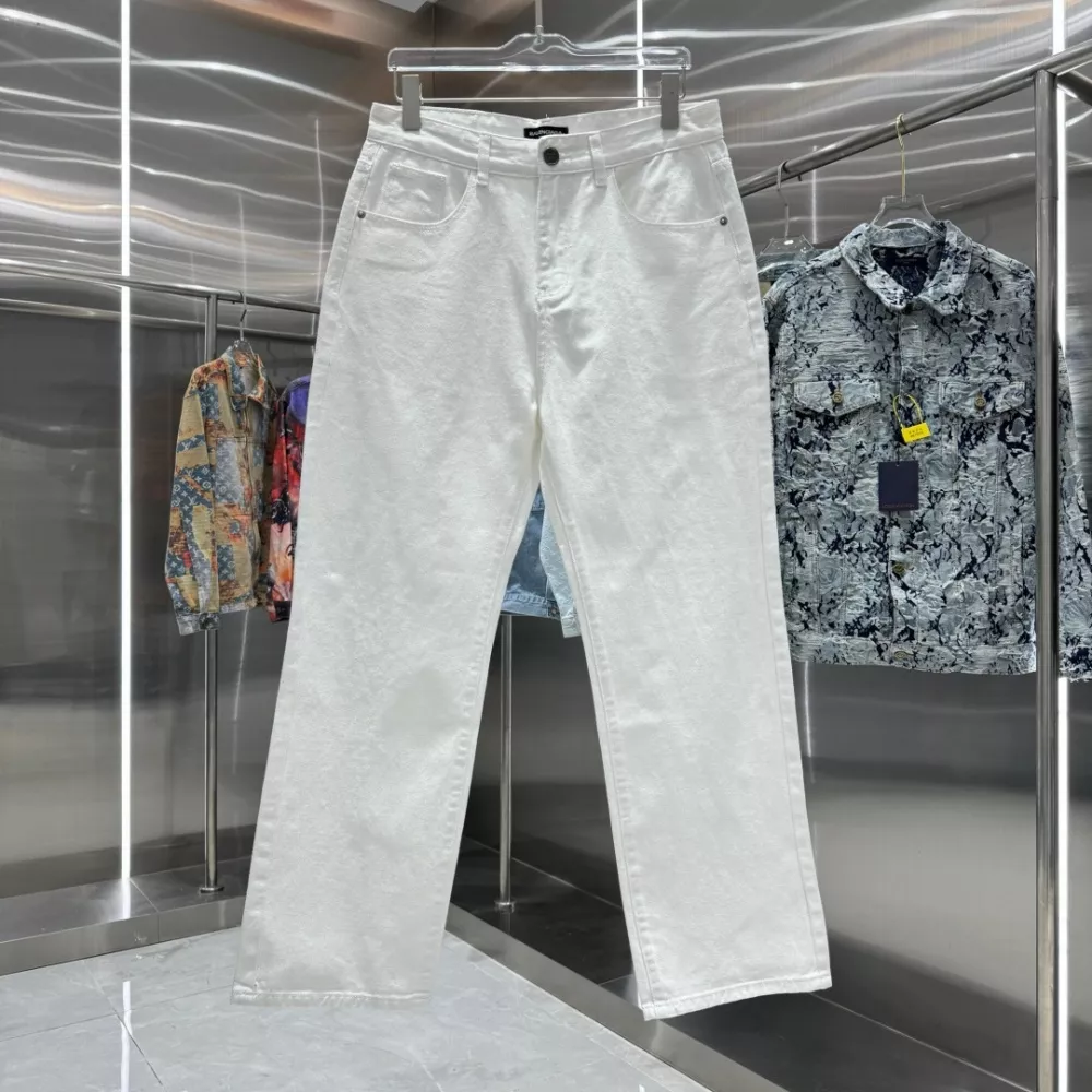 Balenciaga Jeans For Unisex Trendy 5989
