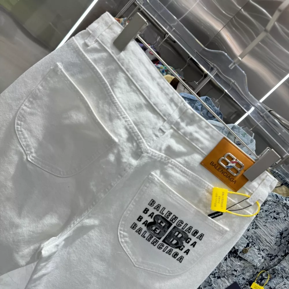 Balenciaga Jeans For Unisex Trendy 5989