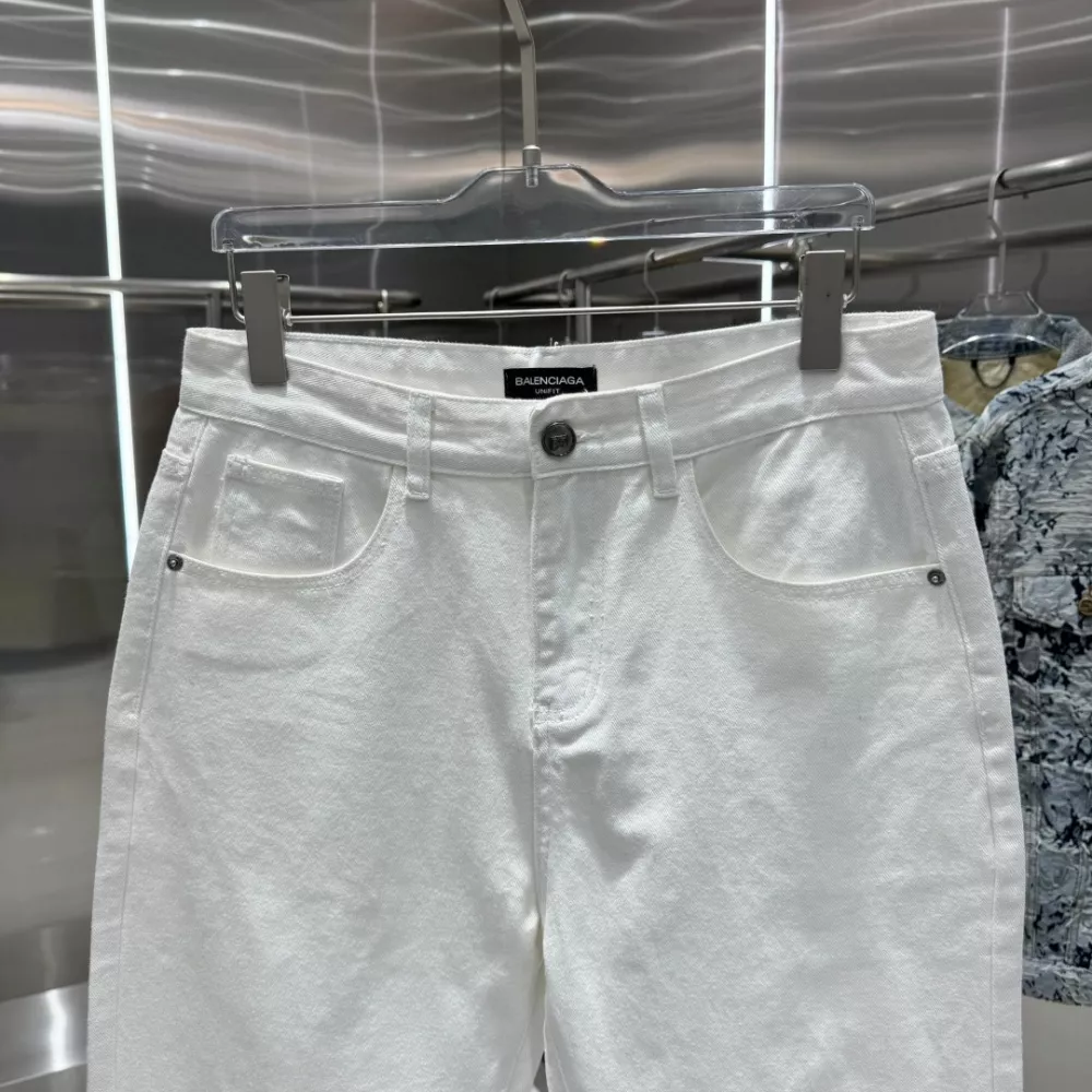Balenciaga Jeans For Unisex Trendy 5989