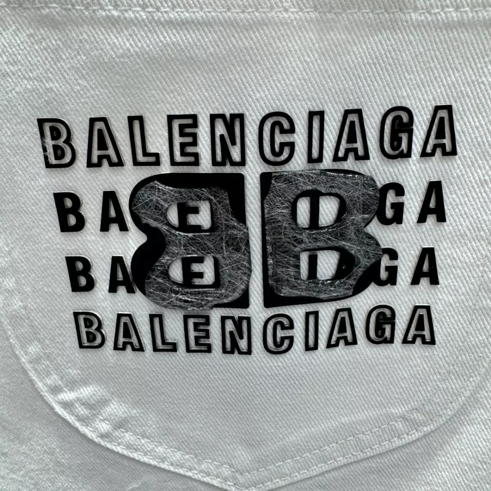 Balenciaga Jeans For Unisex Trendy 5989