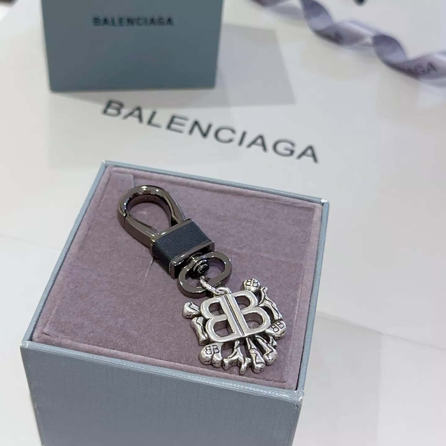 Balenciaga Key Holder And Bag Buckle Refined 7486