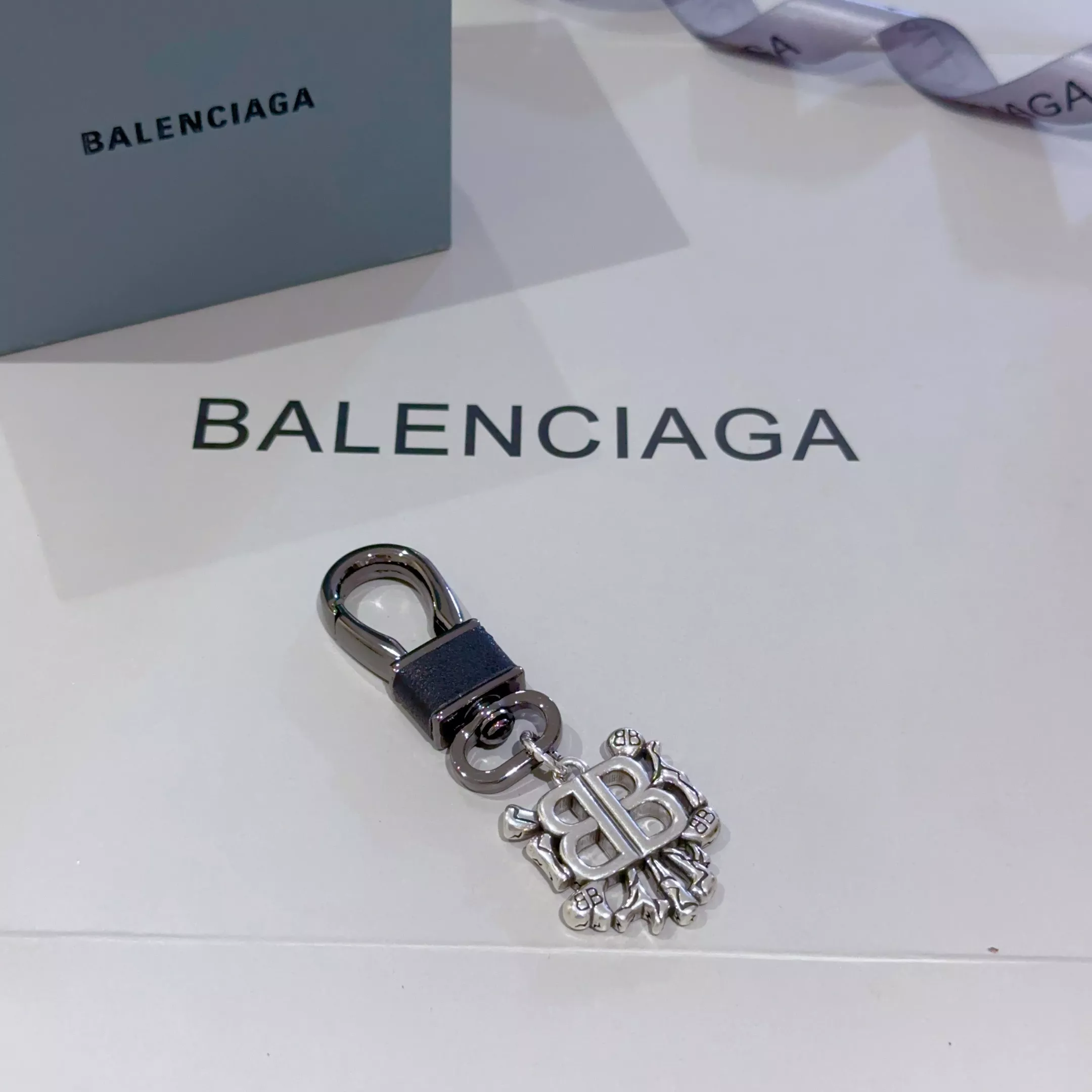 Balenciaga Key Holder And Bag Buckle Refined 7486