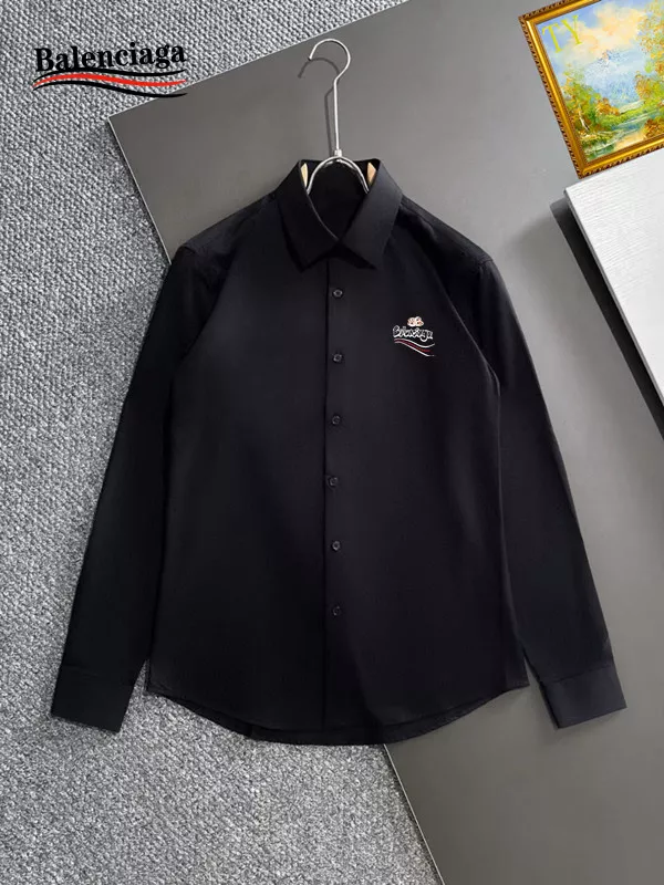 Balenciaga Shirts Long Sleeved For Unisex Minimalist 7378