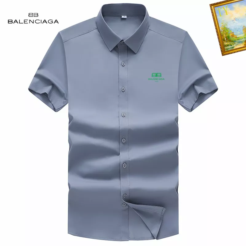 Balenciaga Shirts Short Sleeved For Men Trendy 3992