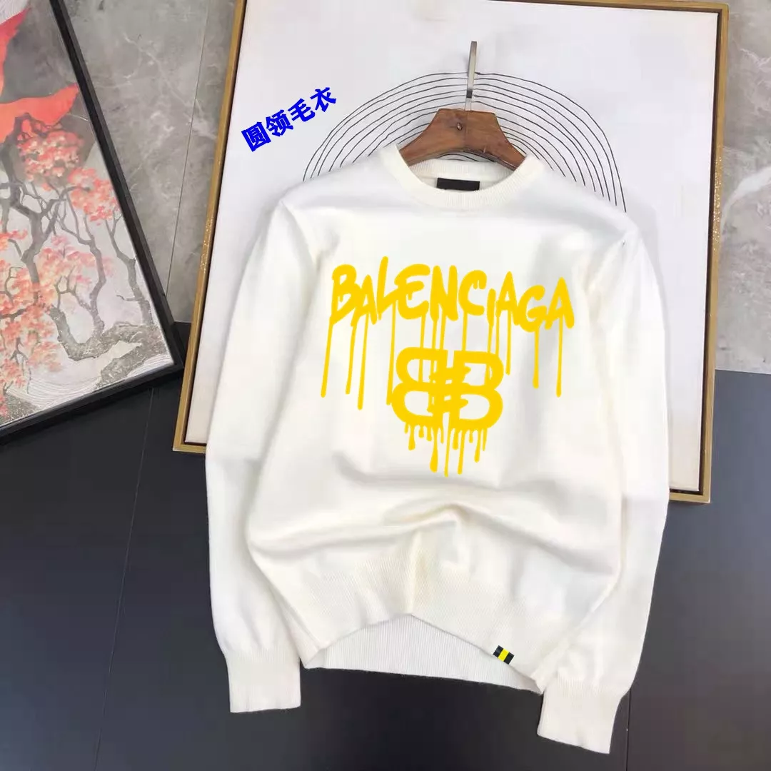 Balenciaga Sweaters Long Sleeved For Men Comfortable 3443