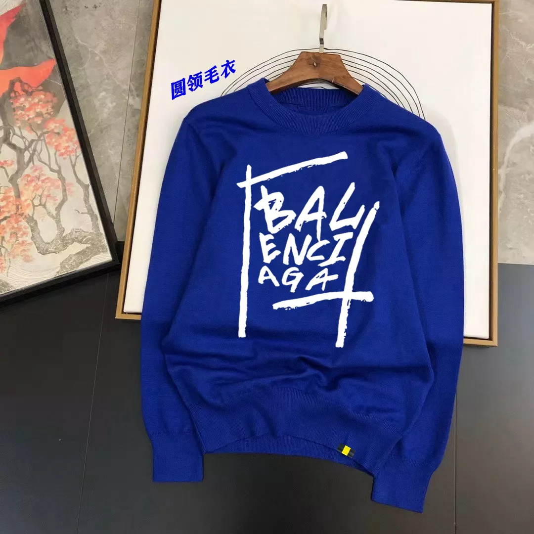 Balenciaga Sweaters Long Sleeved For Men Compact 8966