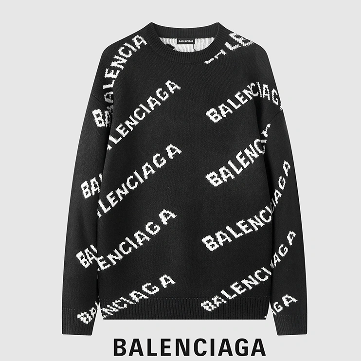 Balenciaga Sweaters Long Sleeved For Men Cozy 3031