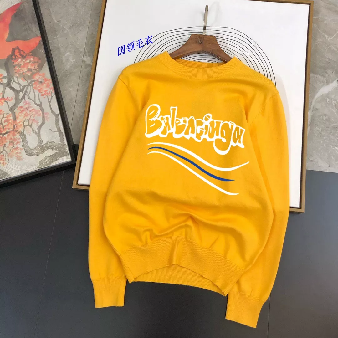 Balenciaga Sweaters Long Sleeved For Men Cozy 5761