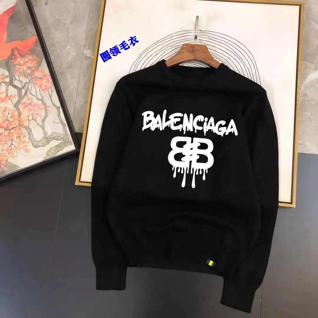 Balenciaga Sweaters Long Sleeved For Men Resilient 8655