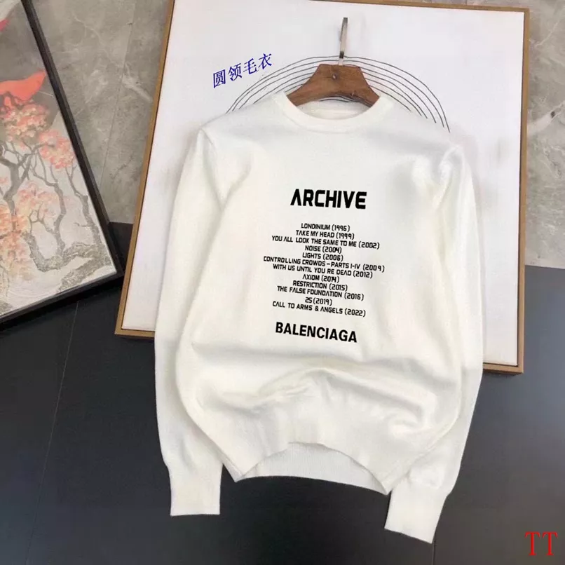 Balenciaga Sweaters Long Sleeved For Men SmartChoice 2447