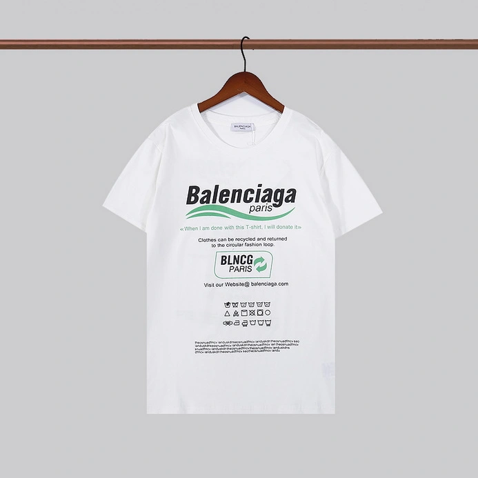 Balenciaga T-Shirts Short Sleeved For Men Comfortable 1248