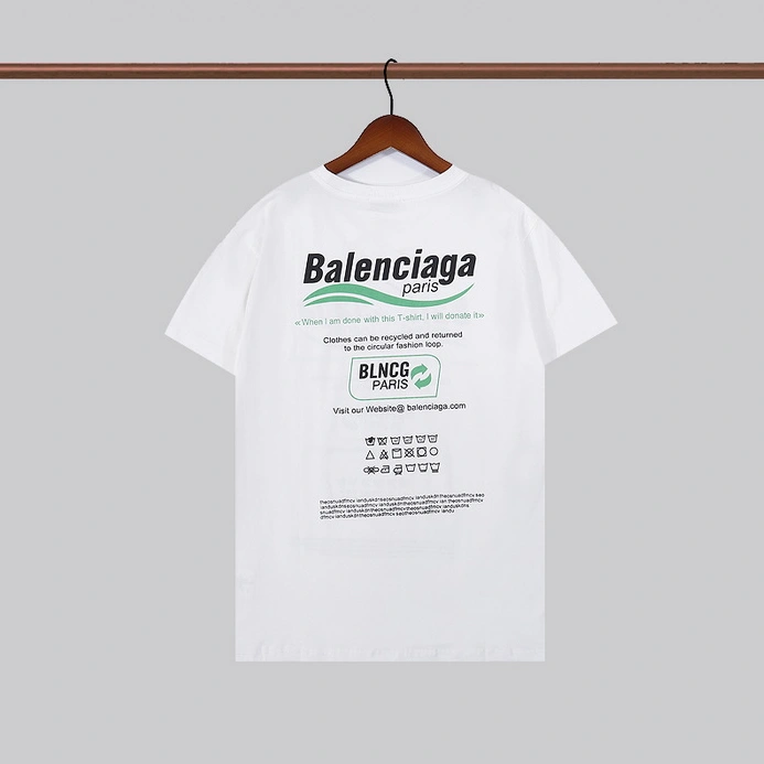 Balenciaga T-Shirts Short Sleeved For Men Comfortable 1248
