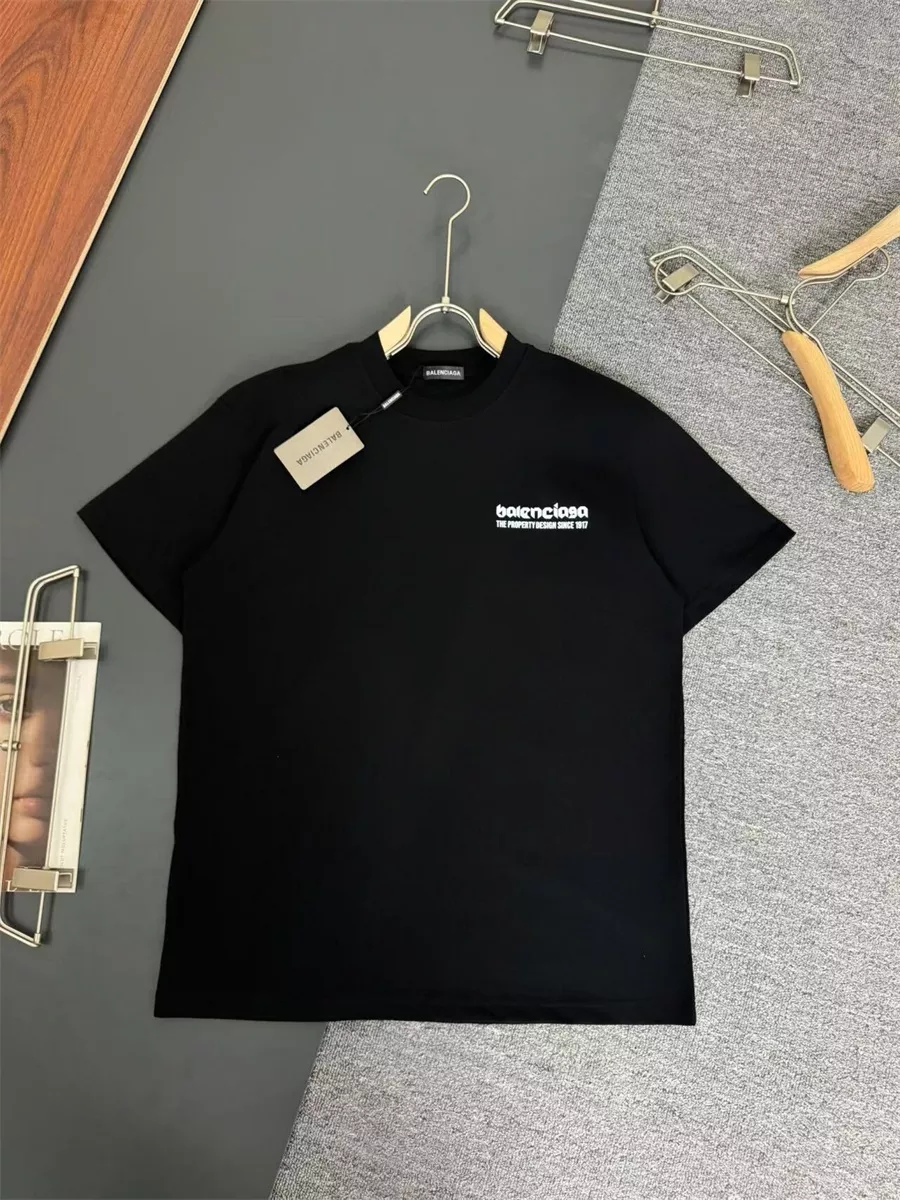 Balenciaga T-Shirts Short Sleeved For Unisex Affordable 2410