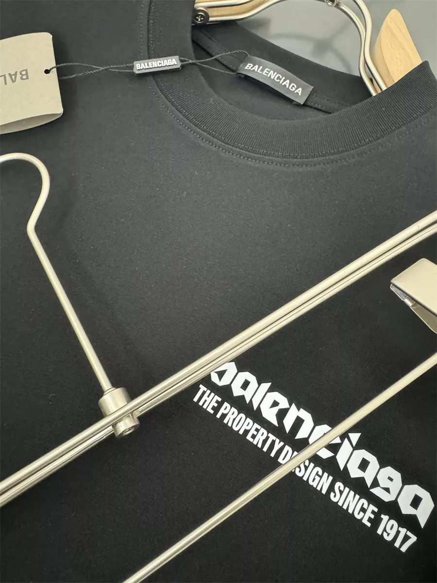 Balenciaga T-Shirts Short Sleeved For Unisex Affordable 2410
