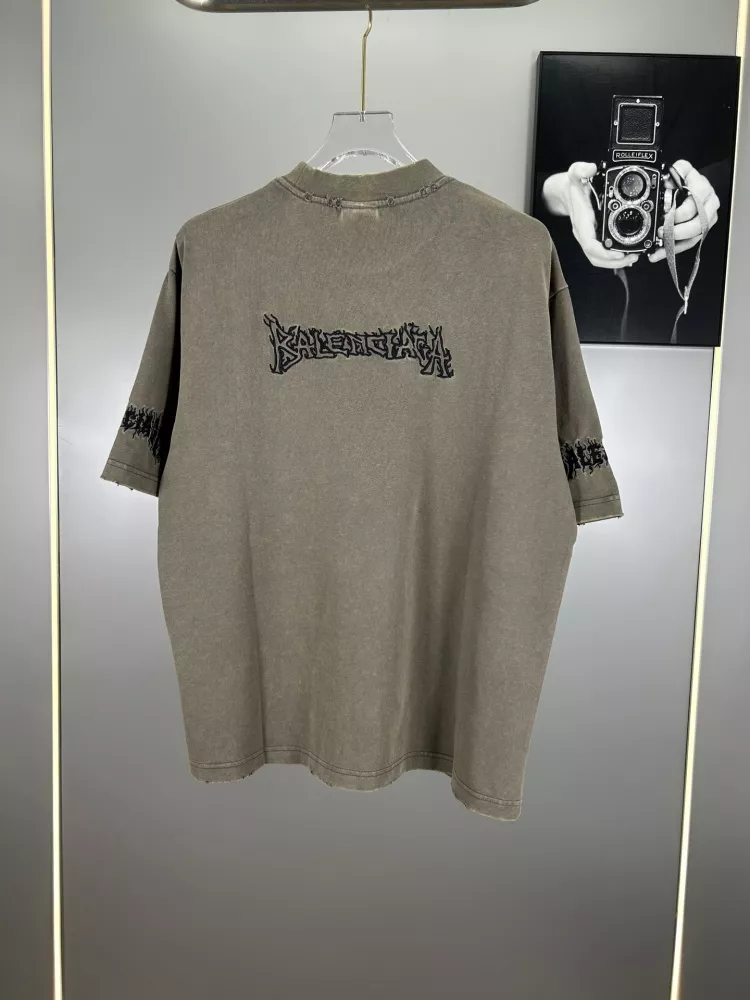 Balenciaga T-Shirts Short Sleeved For Unisex Breathable 4133