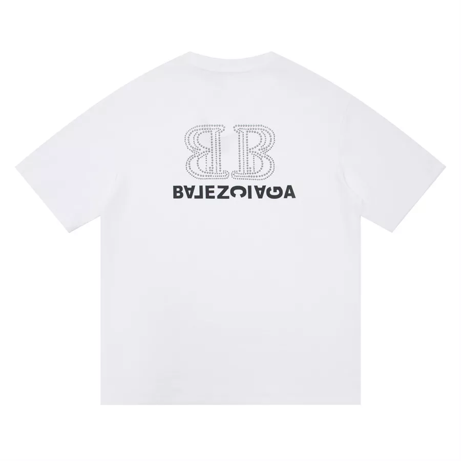 Balenciaga T-Shirts Short Sleeved For Unisex Bright 4611