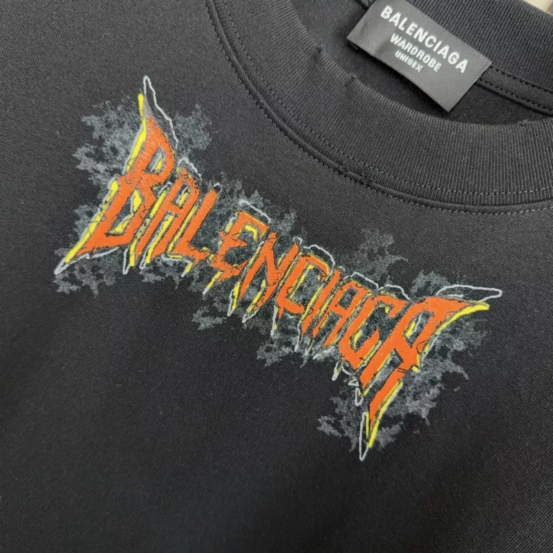 Balenciaga T-Shirts Short Sleeved For Unisex Comfortable 7397