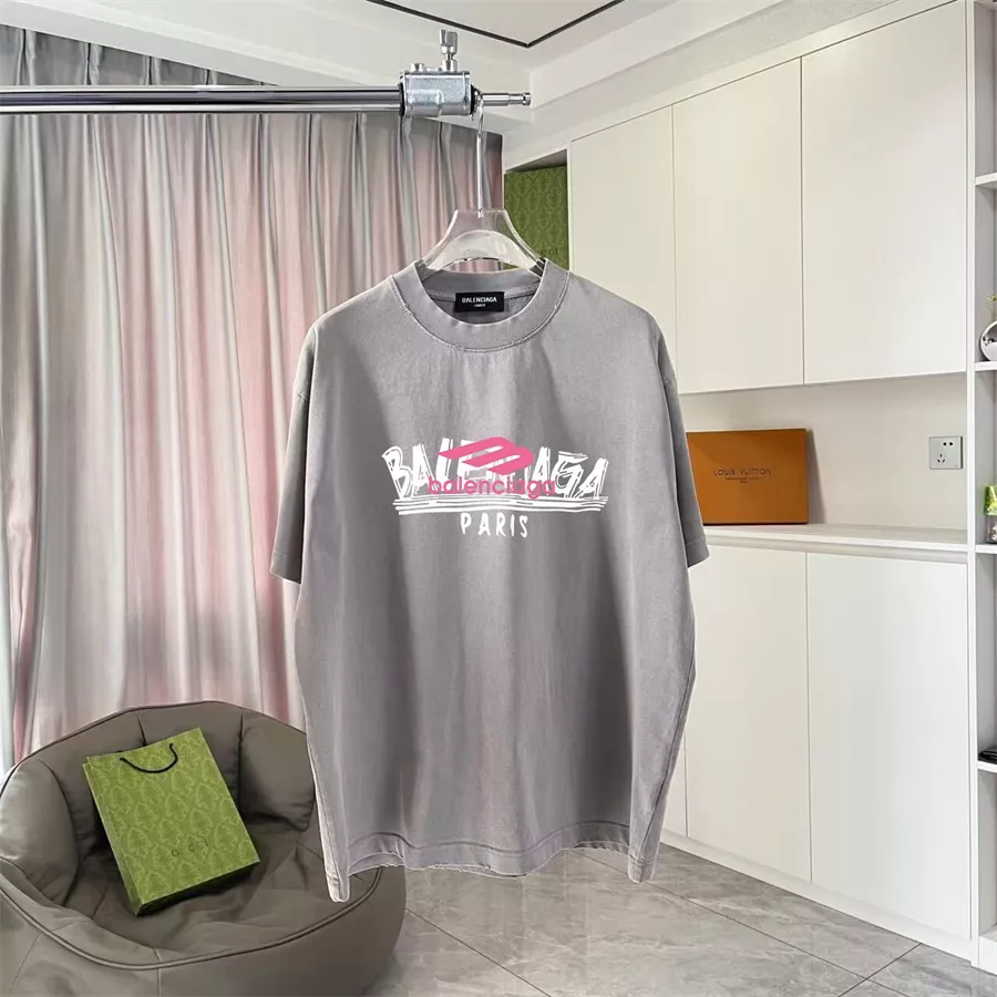 Balenciaga T-Shirts Short Sleeved For Unisex DailyWear 4777