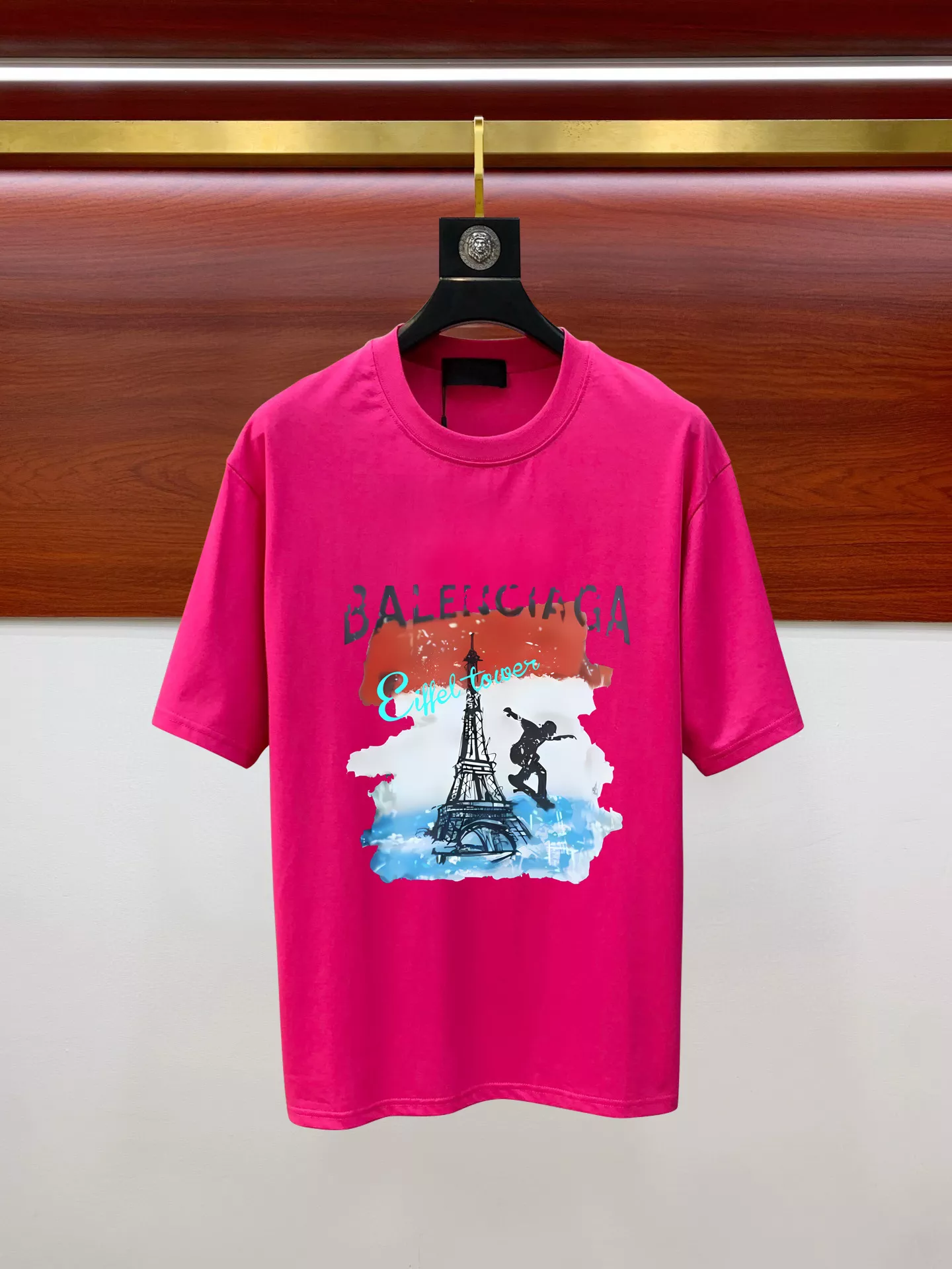 Balenciaga T-Shirts Short Sleeved For Unisex Durable 4174