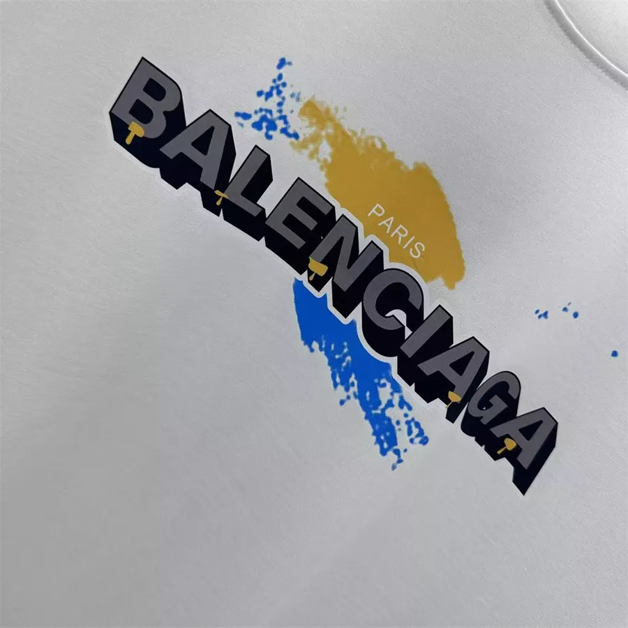 Balenciaga T-Shirts Short Sleeved For Unisex Durable 9360
