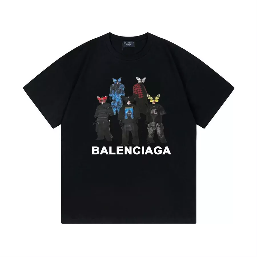 Balenciaga T-Shirts Short Sleeved For Unisex EyeCatching 3822