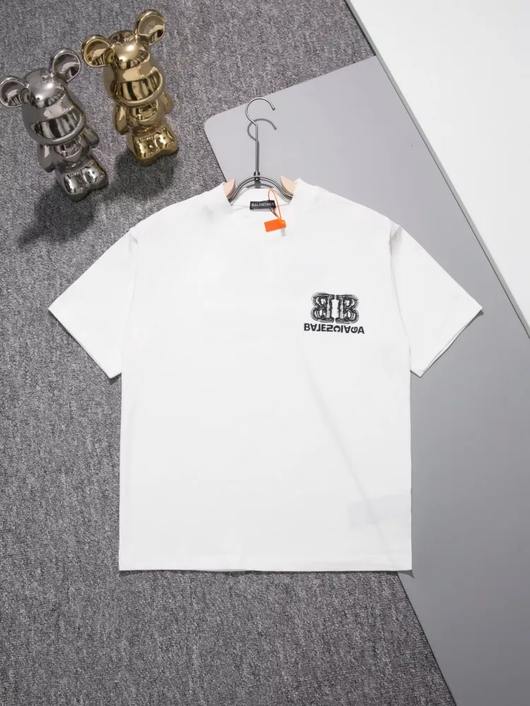 Balenciaga T-Shirts Short Sleeved For Unisex Flexible 5566
