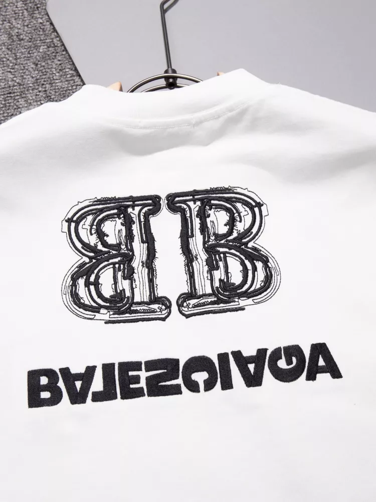 Balenciaga T-Shirts Short Sleeved For Unisex Flexible 5566