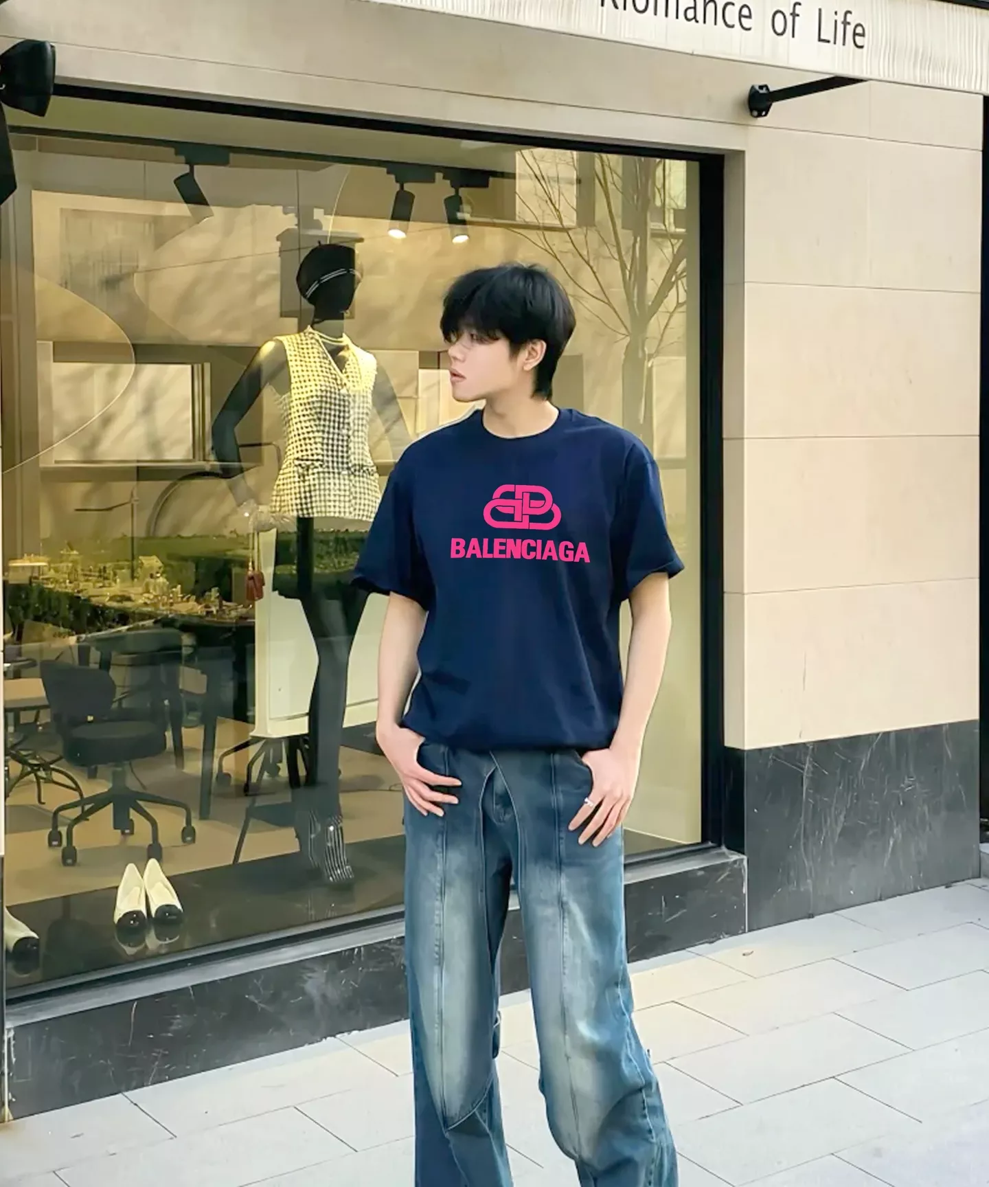 Balenciaga T-Shirts Short Sleeved For Unisex Functional 5993