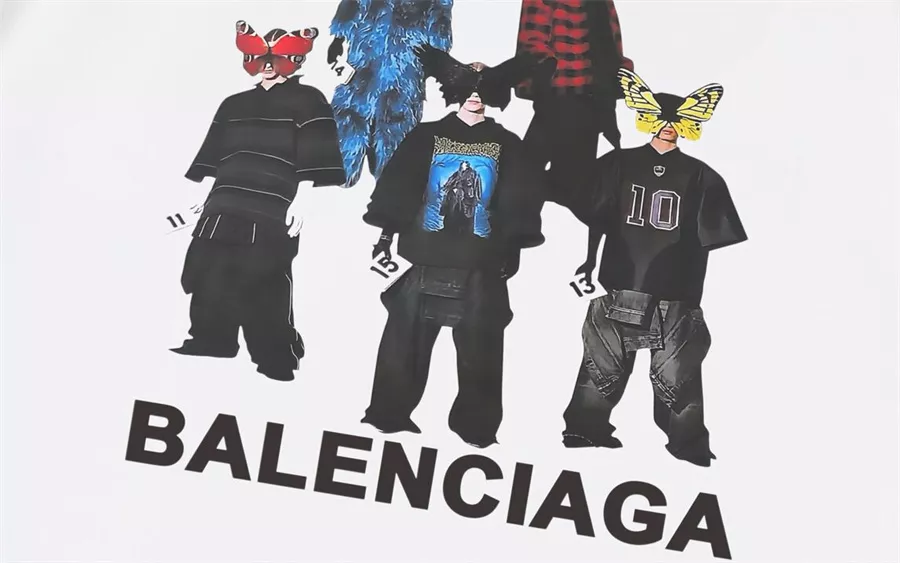 Balenciaga T-Shirts Short Sleeved For Unisex GoodFit 3630