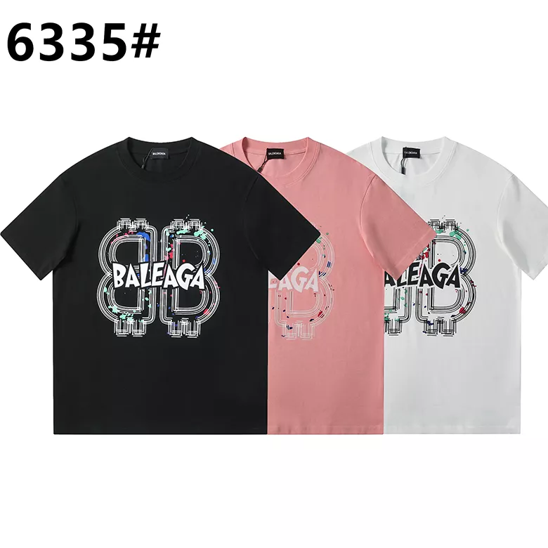 Balenciaga T-Shirts Short Sleeved For Unisex Modern 8033