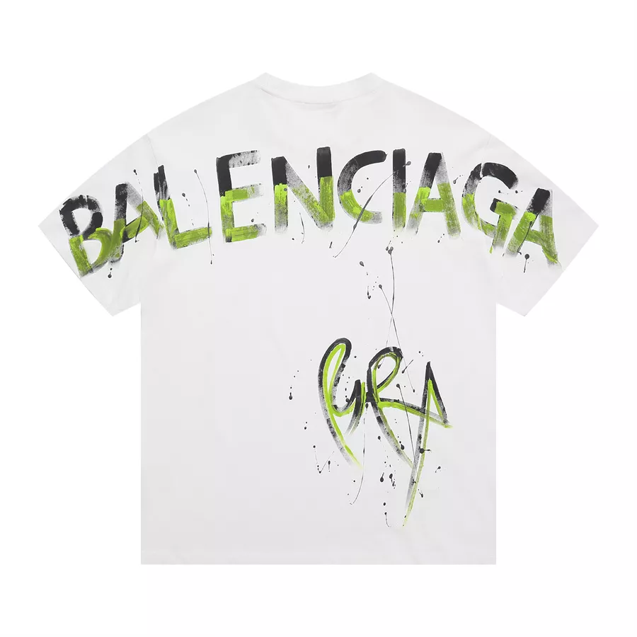 Balenciaga T-Shirts Short Sleeved For Unisex Refined 1808