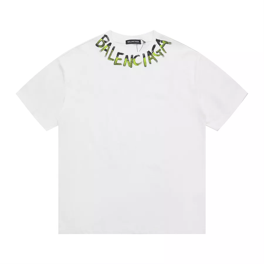 Balenciaga T-Shirts Short Sleeved For Unisex Refined 1808