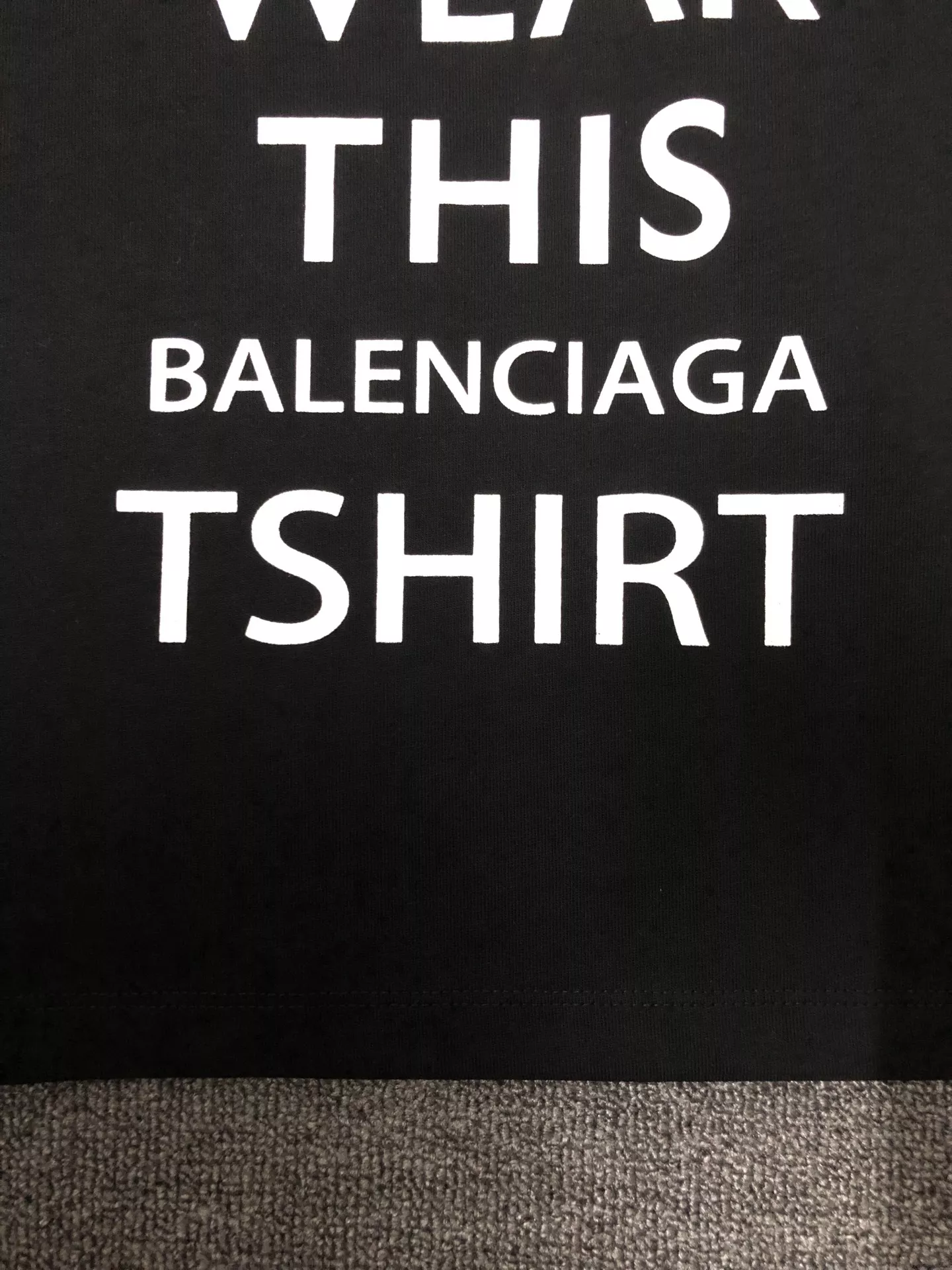 Balenciaga T-Shirts Short Sleeved For Unisex Refined 6647