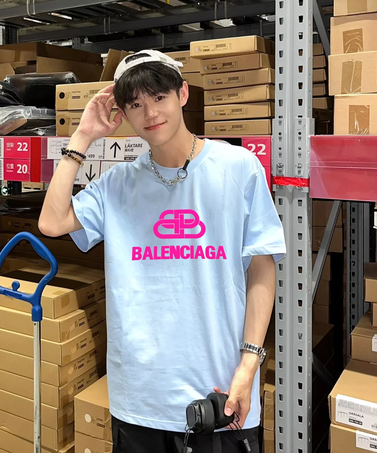 Balenciaga T-Shirts Short Sleeved For Unisex Soft 2098