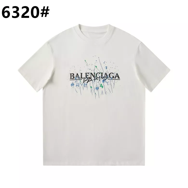 Balenciaga T-Shirts Short Sleeved For Unisex Soft 729