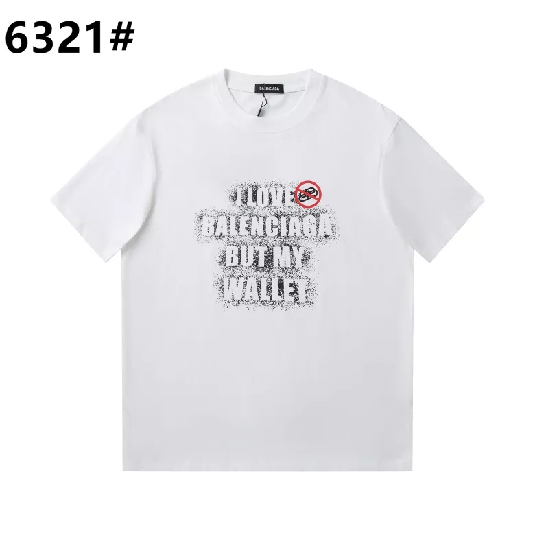 Balenciaga T-Shirts Short Sleeved For Unisex Stylish 5439