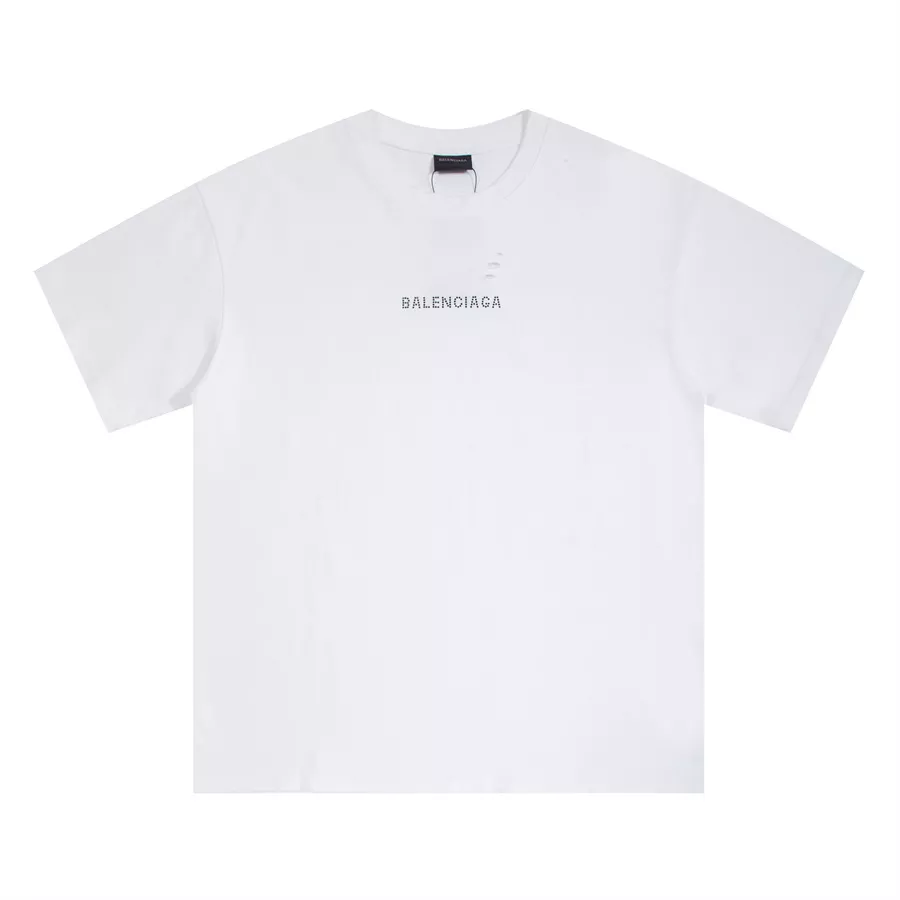 Balenciaga T-Shirts Short Sleeved For Unisex Trendy 2259