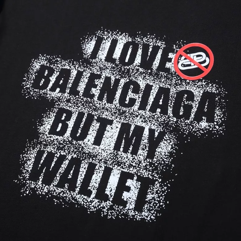 Balenciaga T-Shirts Short Sleeved For Unisex Vibrant 1114