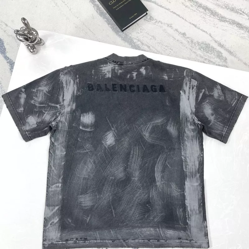 Balenciaga T-Shirts Short Sleeved For Unisex Vibrant 1263