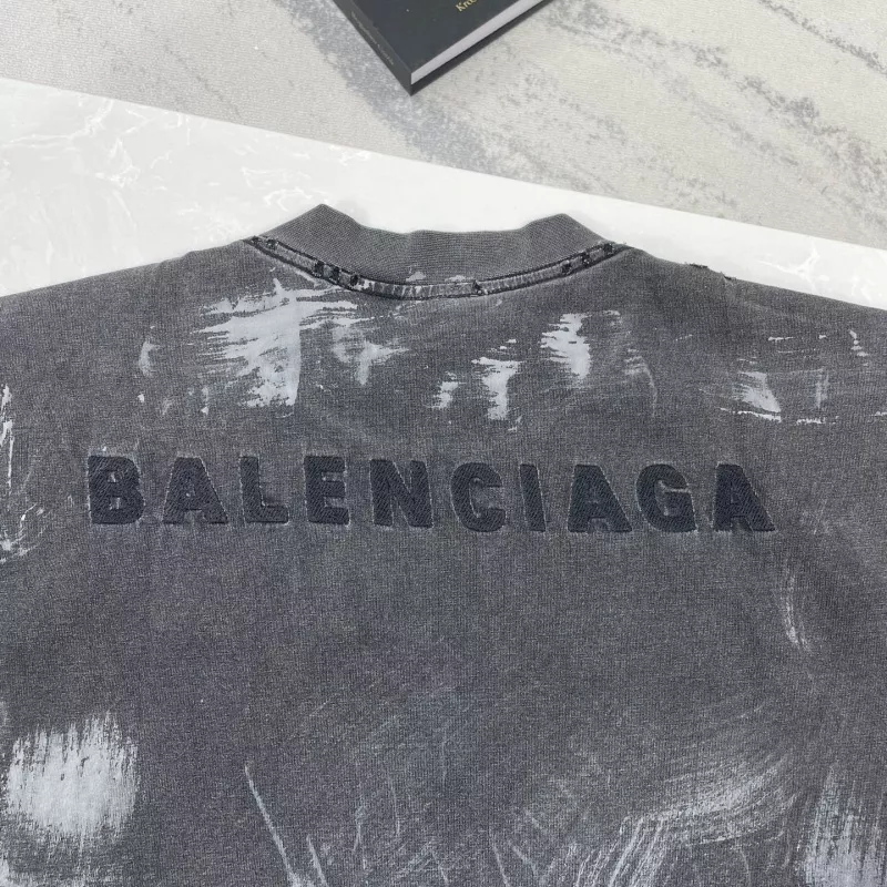 Balenciaga T-Shirts Short Sleeved For Unisex Vibrant 1263