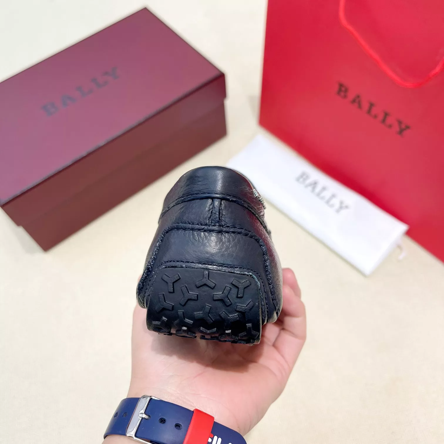 Bally Leather Shoes For Men Comfortable 982