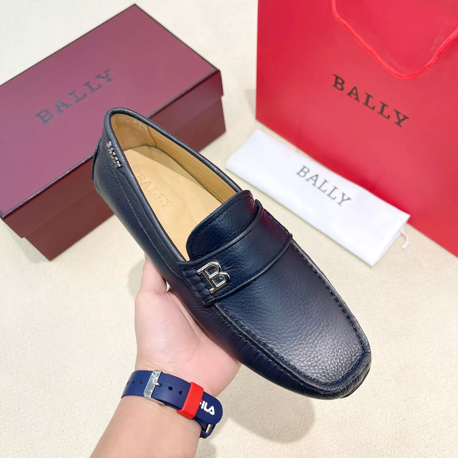 Bally Leather Shoes For Men Comfortable 982