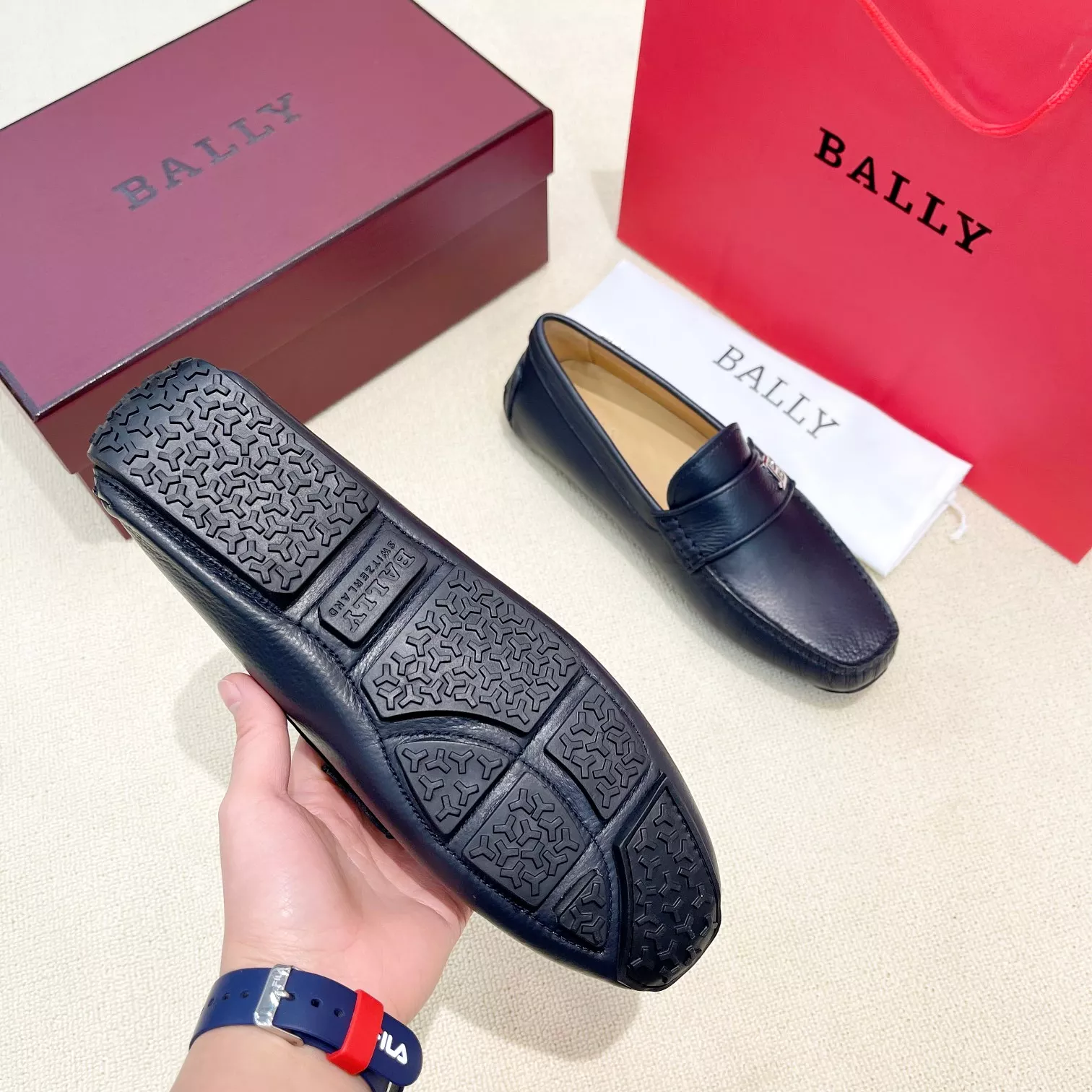 Bally Leather Shoes For Men Comfortable 982