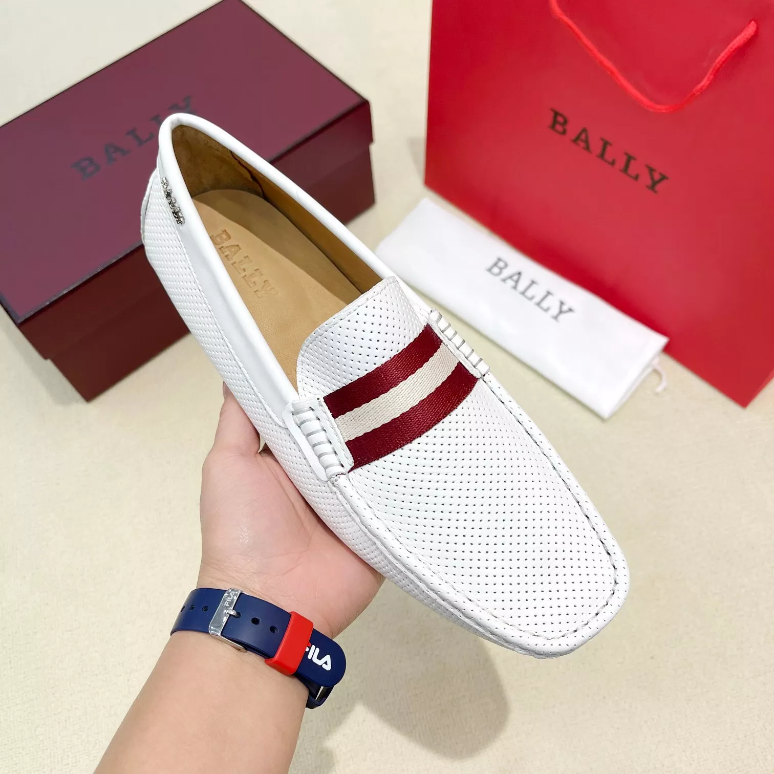 Bally Leather Shoes For Men Sleek 7589